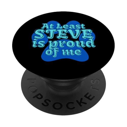 Blues At Least Steve is Proud of Me Kids Cartoon TV Clues PopSockets Adhesive P…