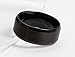 Couples 8mm Wedding Bands, Stainless Steel Ring, Titanium Rings, Tungsten Ring, Black, Size 5-14