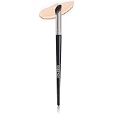 ENZO KEN Angled Concealer Brush Under Eye, Concealer Brush, Small Nose Contour Brushes, Nose Brush Contour, Nose Brushes Angle, Small Concealer Brushes, Angled Makeup Brush - Black, 8M02