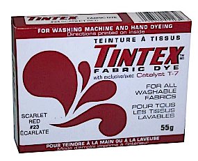 TINCTEX Brand DYE, Scarlet RED, 55 grams (Liquid, Compatible with Wood, Paper, Acrylic, and most Washable Fabrics)