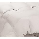 Hollander 250 Thread Count Cotton Cover White Down Comforter King