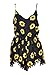 Lanzom Women Summer Vintage V Neck Straps Sunflower Print Romper Jumpsuit