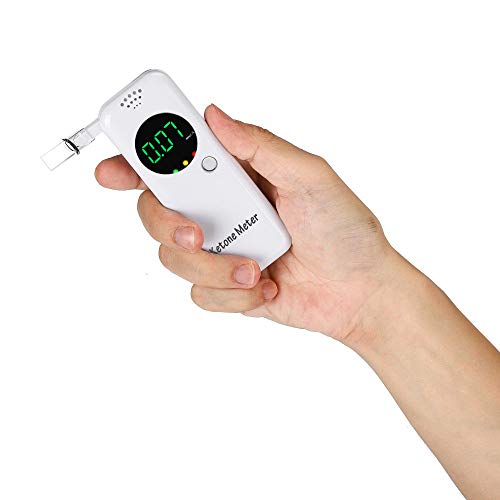 Anntoo Ketone Meter Ketone Testing Kit with 5Pcs Replaceable Mouthpieces