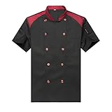 Chefs Jackets Restaurant Cook Jacket Service Waiter Coat Short sleeves Cloth