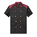 Fashion Chef Jackets Waiter Coat Short Sleeves Many Colors