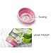 Matyz 4-Pack Breast Milk Collection Bottles (Pink, 6 Oz Each) - No BPA Glass Milk Storage Bottles with Lids - Suitable for Philips Avent & Medela Spectra Pumps