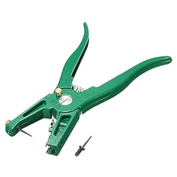 Generic Green Aluminum Animal Livestock Ear Tag Identification Tagger Plier