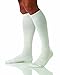 JOBST 110450 Athletic Knee 8-15 Closed Toe Sock, White, Medium