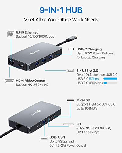 5 andobil+USB+Adapter+Hub+Compatible