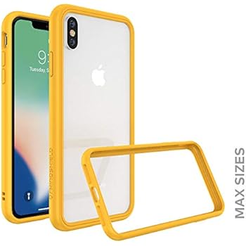 rhinoshield protective nx xs bumper compatible iphone case yellow crashguard slim impact protection ultra drop grade military against max