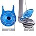 Hibbent 2 Pack Large 3-Inch Toilet Flapper Replacement Compatible with Gerber 99-788, Water Conserving Toilet Flappers for 3 Inch Flush Valves, Stainless Steel Chain, Easy to Install, Blue
