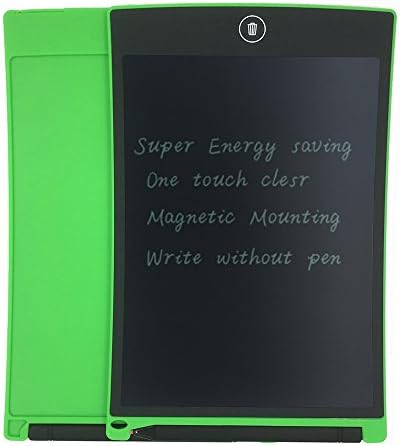 LCD Writing Tablet 8.5-Inch by FREEWISE Portable Drawing Board Graphics Paperless Notepad Gift in School House Office Car for Kids Designer Teacher Student (Green)