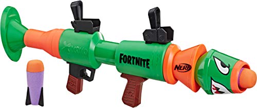 NERF Fortnite Rl Blaster -- Fires Foam Rockets -- Includes 2 Official Fortnite Rockets -- for Youth, Teens, Adults (Best Rocket Launcher In The World)