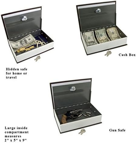 Streetwise Fake Book Hidden Locking Diversion Gun Safe Secret