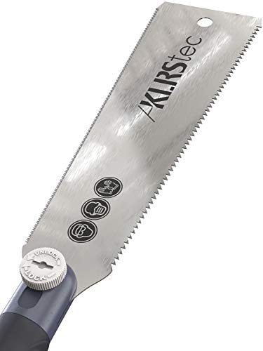 KLRStec® Professional Japansäge, 240mm Ryoba Feinsäge, optimal für Holz und Kunstoffarbeiten