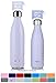 MIRA Stainless Steel Vacuum Insulated Water Bottle | Leak-proof Double Walled Cola Shape Bottle | Keeps Drinks Cold for 24 hours & Hot for 12 hours (Lavender Violet, 25 oz (750 ml, 0.8 qt))