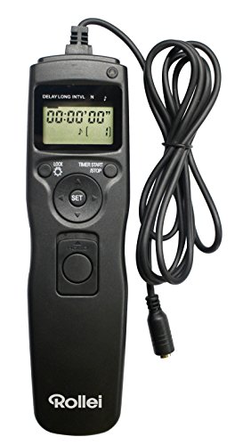 Rollei Télécommande Intervallomètre Fuji - Écran LCD facile à lire avec rétro-éclairage et Durée d'exposition ajustable entre 1 sec. jusqu'à 100 heures