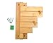 Mato Towel Bar Hanger Wood Bamboo Wall Mount Holder Organizer