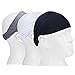 Mudder 3 Pieces Elastic Sports Headband Wicking Sweatband 5 Inch for Fashion, Yoga and Exercise (Multicolor)
