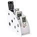 TuuTyss Simple Fashion Wooden TV/Air Conditioner Remote Controller Organizer Caddy Holder for Table,Desk Organizer-White