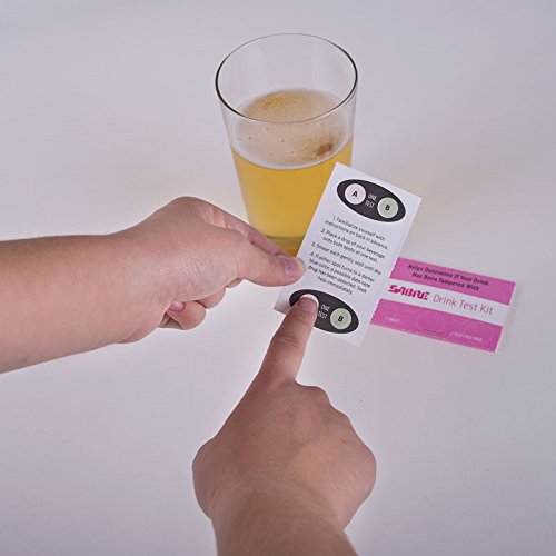 SABRE Drink Test Kit 5 GHB/Ketamine Tests for Personal Safety Buy