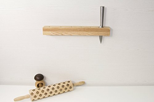 Knife rack - Kitchen gift rustic - Knifes block - Knifes holder - Knife storage - New house gift - Knife gift unique - Kitchen gift wooden - Thumbnail 5