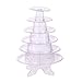 6 Tier Clear Round Cake Stand Dessert Tower Stand Wedding Birthday Display