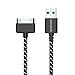 Go Beyond (TM) 6 Feet 30 Pin Nylon Braided Premium USB Charging Data Sync Cable for Apple iPod, iPhone, and iPad (6FT Black Nylon Cable)