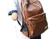 ZEBELLA Vintage PU Leather Laptop Backpack School Book Bag College Daypack