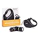 Friends Forever Retractable Dog Leash - Reflective Nylon Retractable Leash for Dogs with Flashlight and Waste Bag Dispenser, Large