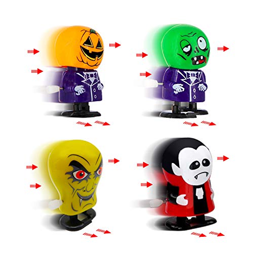15 PCs Wind Up Halloween Toys Assortment Party Favors for Halloween Trick or Treat Goody Bags Prizes - Thumbnail 3