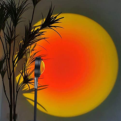 Sunset Lamp ,Sunset Projection Lamp,180 Degree Rotation USB Sunset Night Light,Romantic Visual LED Light for Home Party Living Room Bedroom Decor