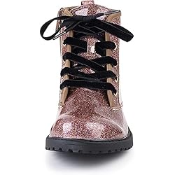 FITORY Girls/Boys Ankle Combat Boots with Side