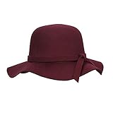 Girls Floppy Hat, Dealzip Inc Vintage Kids Wide Brim Fedora Cap