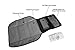 Alphabetz Portable Baby Changing Pad Diaper Bag Mat & Foldable Travel Changing Station with Bonus Wipe Case, Black