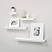 kieragrace Classic Multi Length Shelves, White, Set of 4