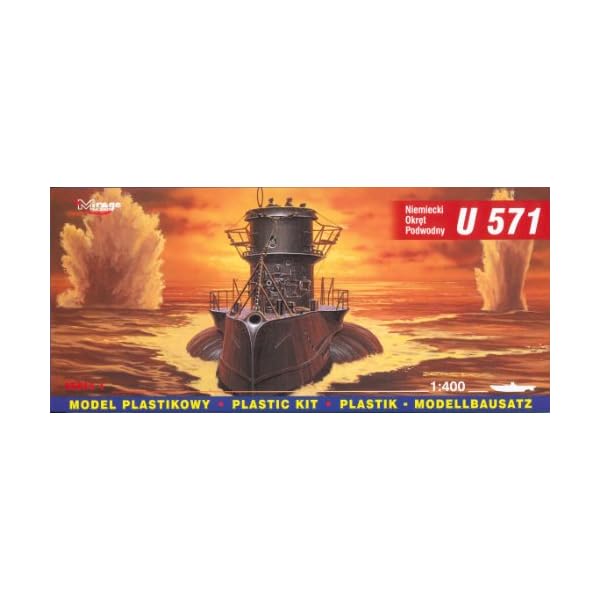 Mirage Hobby 40049 - Deutsches U-Boot U 571 Special Edition, Schiff