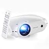 Crenova Mini Projector,1080P Supported Outdoor Movie Projector, 4500 Lux Portable Phone Projector for Home Theater with…