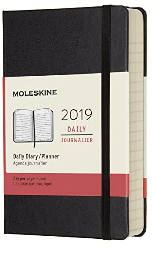 Moleskine 12M Daily Pocket Hard Cover Black