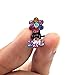40pcs Bridal Snap Crystal Rhinestone Assorted Bangs Mini Hair Claw Jaw Clip Pin Flower Barrette Accessories for Little Girl Women Baby Toddler Mix Colored (40)