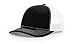 Richardson Black/White 112 Mesh Back Trucker Cap Snapback Hat