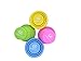 Gouda Select Collapsible Silicone Cup for Travel Camping School Outdoor (1 Set contains 4 cups - 1 Green, 1 Yellow, 1 Blue, 1 Pink)