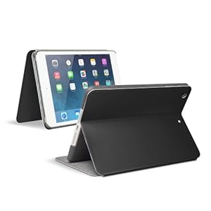Anker 合皮レザーケース インナーケース&マルチアングルスタンド付属 オートスリープ機能付き (ブラック)