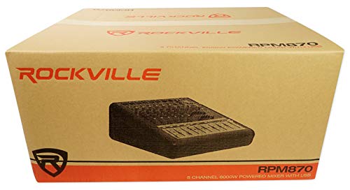 5 Rockville+RPM870+8+Channel+Powered+Effects