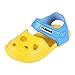 Comwarm Toddler Girl Boy Summer Closed Toe Sandals Anti-slip Lightweight Beach Clog Shoes For Little Kids YL15