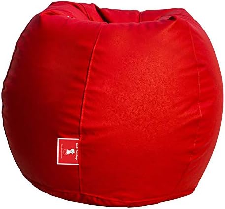 Bean Bags - Teardrop Shape Bean Bag - Size XXL - Filled with Beans Filler (Red)