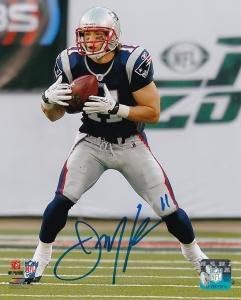 julian edelman signed football