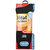 Heat Holders Original Thermal Socks, Mens Size 7-12, Black - Quantity 3 by Heat Holders