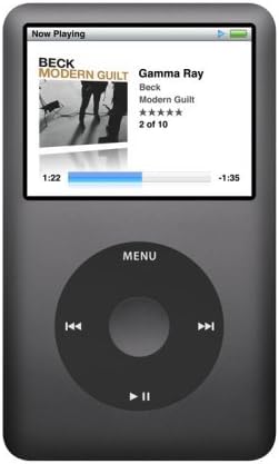 Apple iPod classic - 6th generation - digital player - HDD 120 GB - AAC, MP3 - video playback - display: 2.5" - black