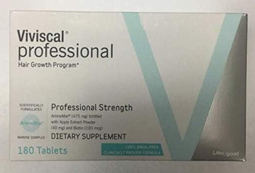 professional strength hair growth supplement 180 tablets